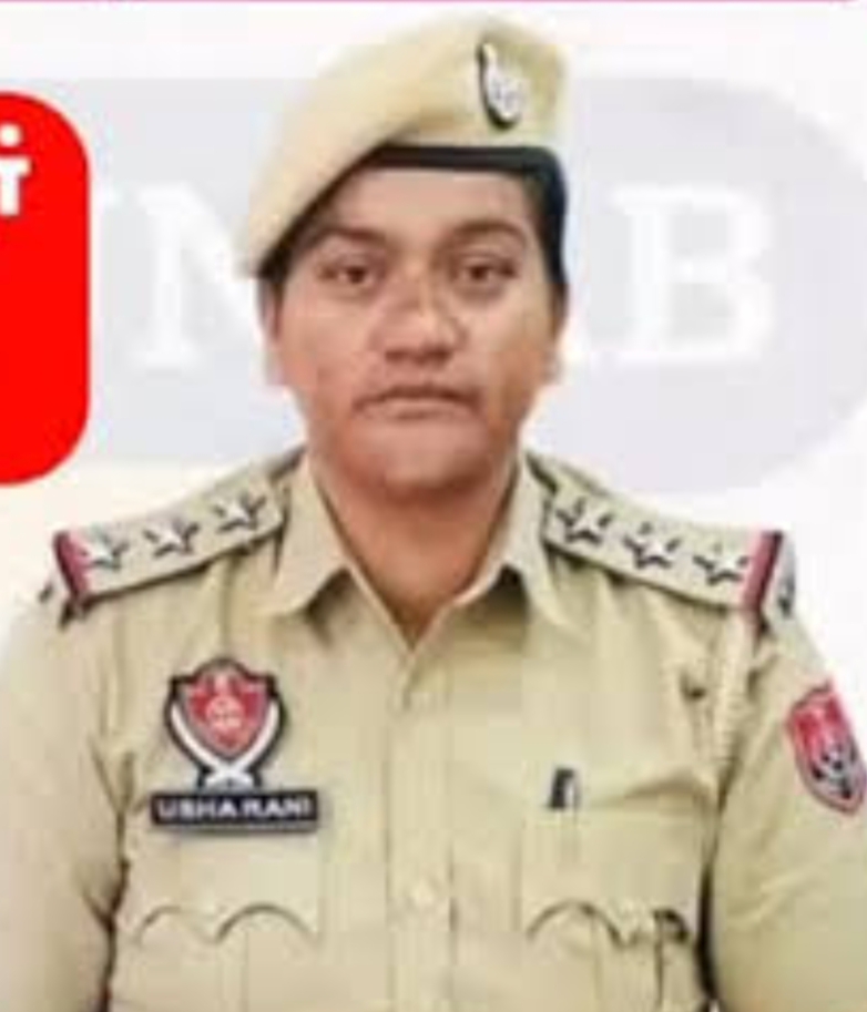 Inspector Usha Rani takes charge as SHO of City Police Station Phagwara